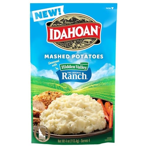 Idahoan Mashed Potatoes Seasoned with Hidden Valley Original Ranch 12-Pack 4oz Deal