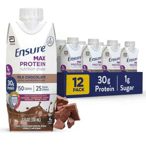 Ensure Max Protein Shake Milk Chocolate 11 fl oz 12-Pack
