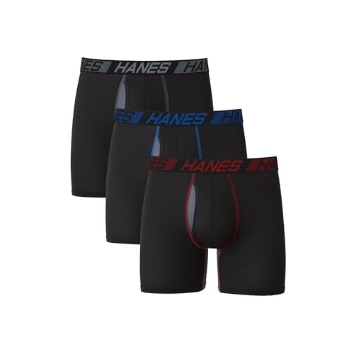 Hanes Men's Underwear Boxer Briefs 3-Pack Total Support Pouch Deal
