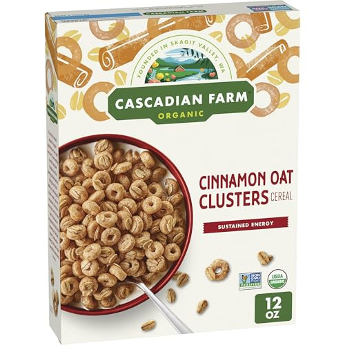 Cascadian Farm Organic Cereal 15-Oz (Cinnamon Oat Clusters)