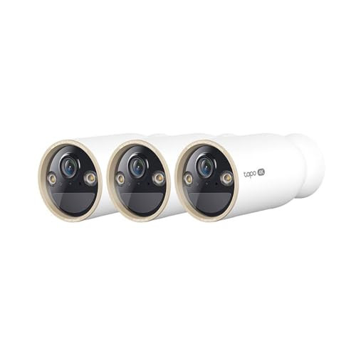 3-Pack Tapo MagCam 4K Outdoor Wireless Security Camera