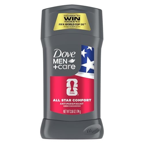 (Prime Deal) DOVE MEN + CARE All Star Comfort Antiperspirant Stick FIFA World Cup 2026 Edition 2.6 oz Deal