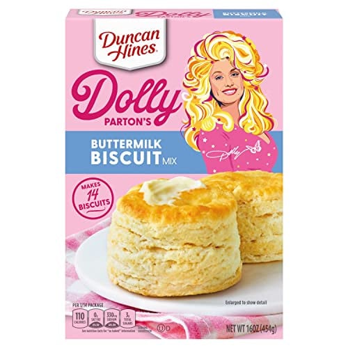Duncan Hines Dolly Parton's Buttermilk Biscuit Mix 16-Oz Deal