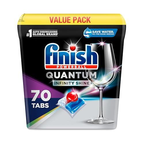 Finish Quantum Infinity Shine Dishwasher Pods 70-Count