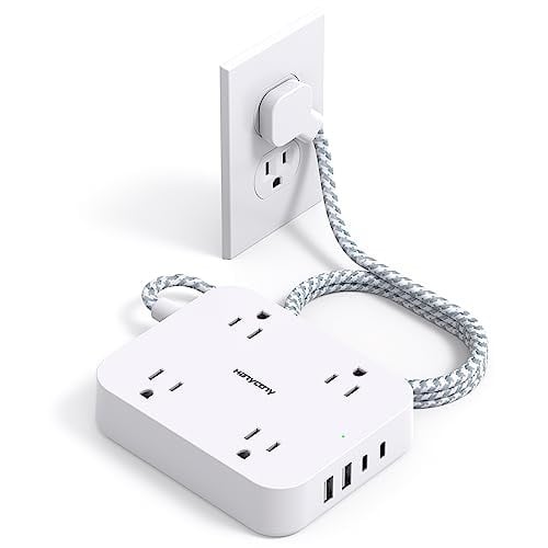 Extension Cord with 3 Outlets and 3 USB Charging Ports Deal