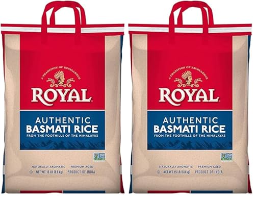 Authentic Royal Basmati White Rice, 2-Pack 15-lb