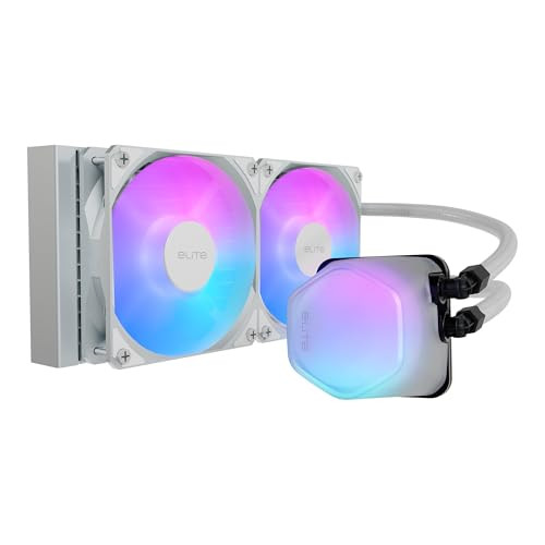 Cooler Master 240mm Elite Liquid White AIO CPU Cooler