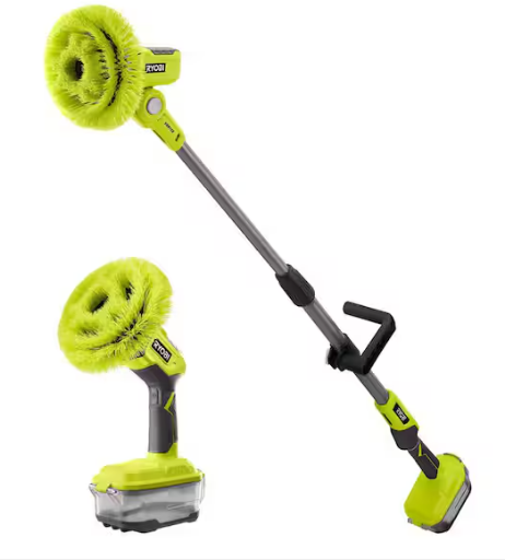Ryobi ONE+ 18V Cordless Telescoping Power Scrubber & Vortex Power Scrubber Combo (Tools Only) Deal