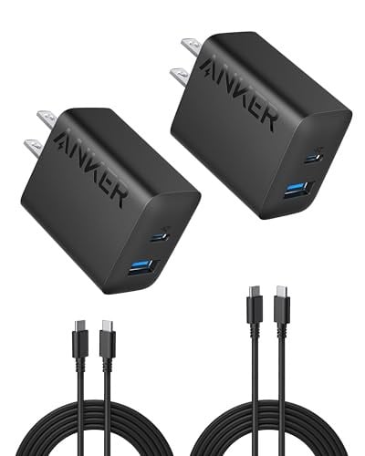 Anker iPhone 17/16 Charger 2-Pack 20W Fast USB C Charger Block Deal