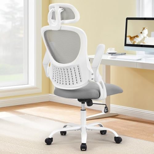 JHK Ergonomic Mesh Office Chair w/Flip-up Arms & Adjustable Headrest Deal