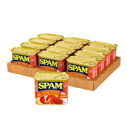 SPAM with Tocino Seasoning, 12 oz Can (12 Pack)