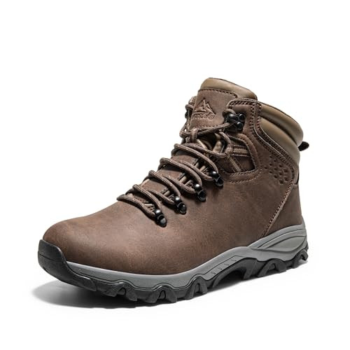 NORTIV 8 Men's Insulated Waterproof Winter Snow Boots