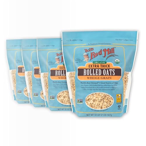 Bob's Red Mill Organic Thick Rolled Oats 4-Pack Deal