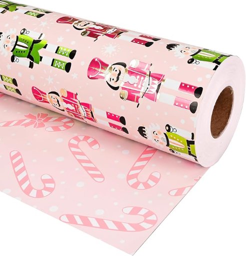 Altarho Christmas Wrapping Paper Mini Roll 16.5'