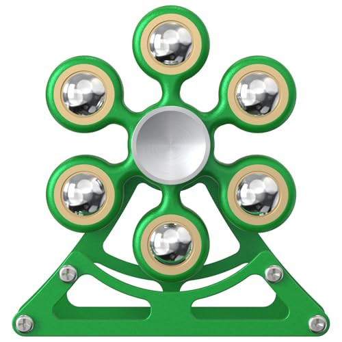 Fidget Ferris-Wheel Spinner Desk Toy, 4-Minute Metal Kinetic Toy