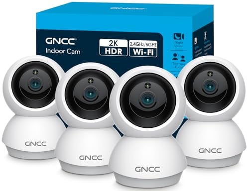 GNCC 2K Indoor Security Camera 4-Pack Deal