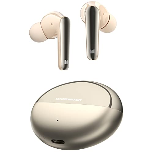 Monster N-Lite 203 AirLinks Wireless Earbuds w/ Bluetooth 5.3, 30H Playtime & IPX6 Deal