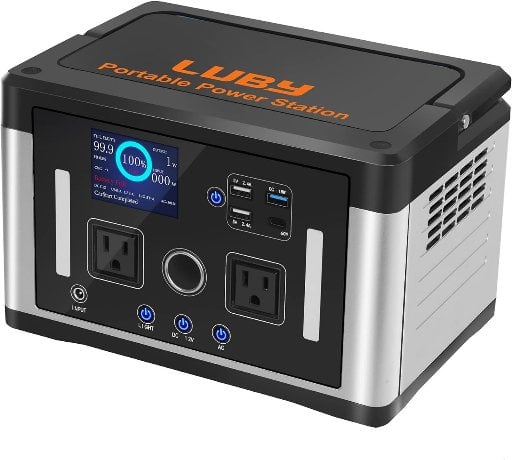 Luby 700W Portable Power Station Solar Generator