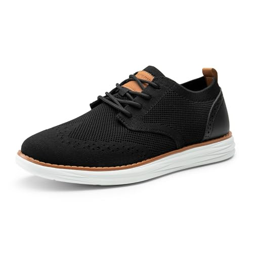 Bruno Marc KnitFlex Craft Mesh Oxfords Sneakers