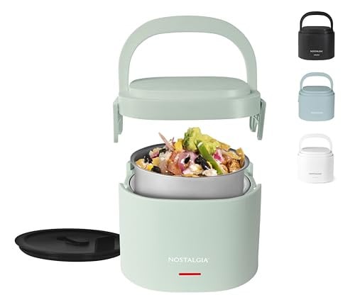 Nostalgia Portable 20-Ounce Electric Heated Lunch Box