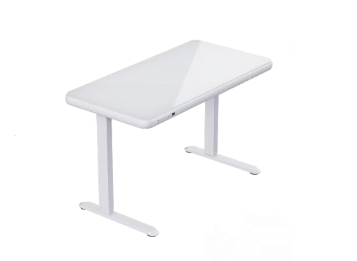 FlexiSpot Comhar Standing Desk with Drawer 48"x24" (White, Glass Desktop) Deal