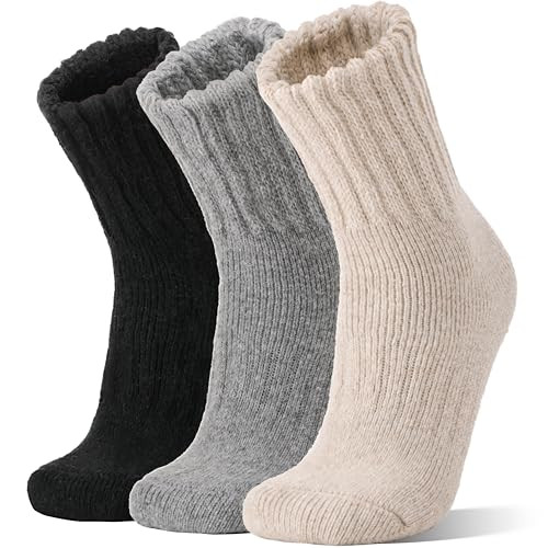 Merino Wool Thermal Hiking Socks 3-Pack
