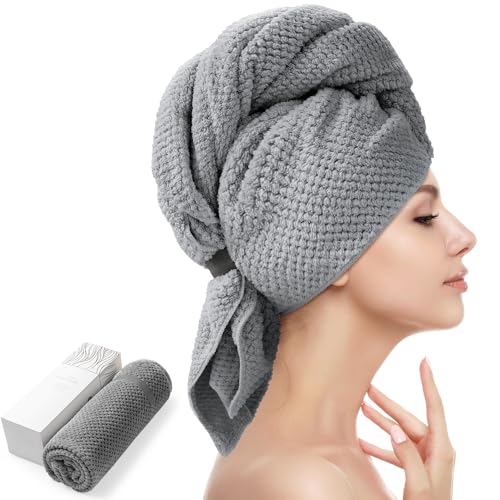 YFONG 26.3 x 40-Inch Microfiber Hair Towel Wrap