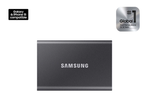 Samsung Portable SSD T7 4TB USB 3.2 Gen 2 (Gray)