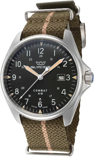 Glycine Combat 6 Vintage GL0458 Automatic Green Dial Men's Watch Deal