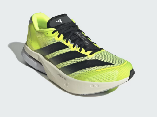 Adizero Boston 13 Shoes Lucid Lemon / Core Black / Halo Silver mens