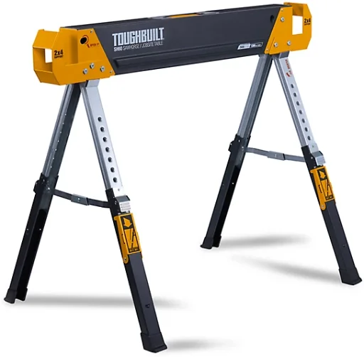 ToughBuilt 40.28 in. W x 31.89 in. H 2,600 lb. Capacity SH60 Sawhorse & Jobsite Table