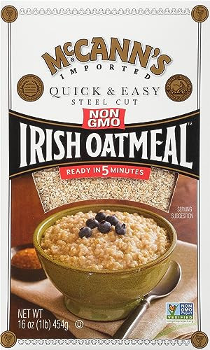 McCann's Irish Oatmeal Quick & Easy Steel Cut Oats 12-Count 16-Oz
