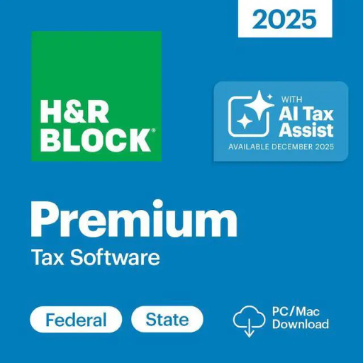 H&R Block Tax Software Premium 2025 PC/Mac Download]