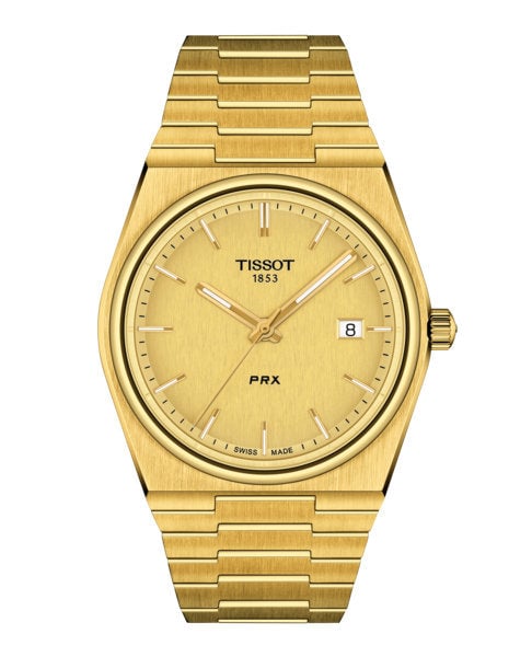 Tissot PRX Gold Dial Stainless Steel Men's Watch 40mm or 35mm Case Deal