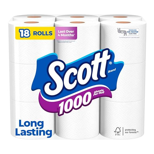 Scott 1000 Toilet Paper 3 x 18-Pack