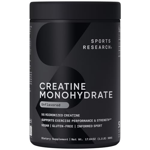 Sports Research Creatine Monohydrate 5g