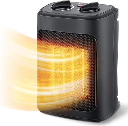 1500W Electric Space Heater with Thermostat
