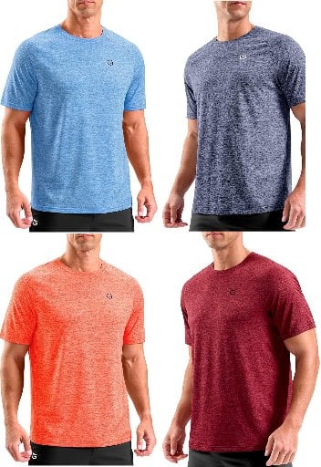 Men’s Workout Dry Fit Athletic Performance T-Shirt Deal