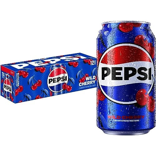 Pepsi Cola Soda Wild Cherry 12-Pack Deal