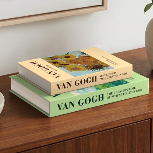 Vintage Art Faux Decorative Books (2-Pack)
