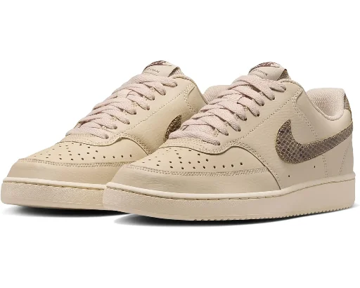 Nike Women's Court Vision Low Shoes (Sanddrift) Deal