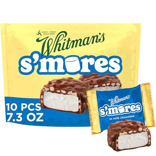 WHITMAN'S S'Mores Milk Chocolate Candy Classic Marshmallow 7.3-Oz