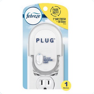 Febreze Odor-Fighting Fade Defy Plug Air Freshener - Warmer Device