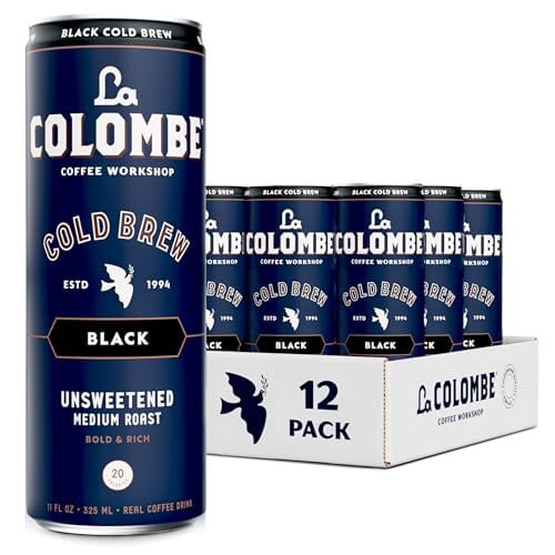 La Colombe Coffee, Cold Brew Black, Unsweetened, 11 fl oz Cans (Pack of 12) Deal