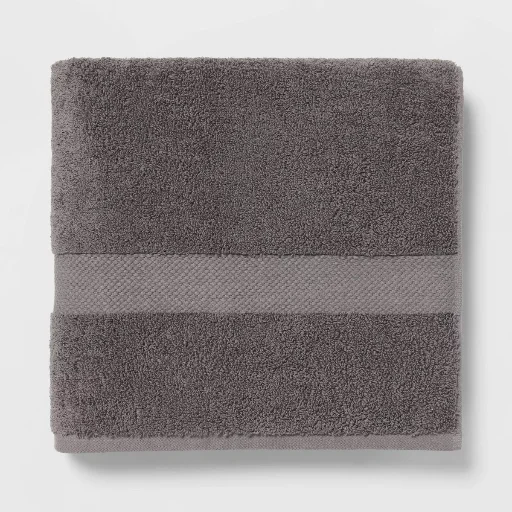 Performance Plus Bath Towel Dark Gray