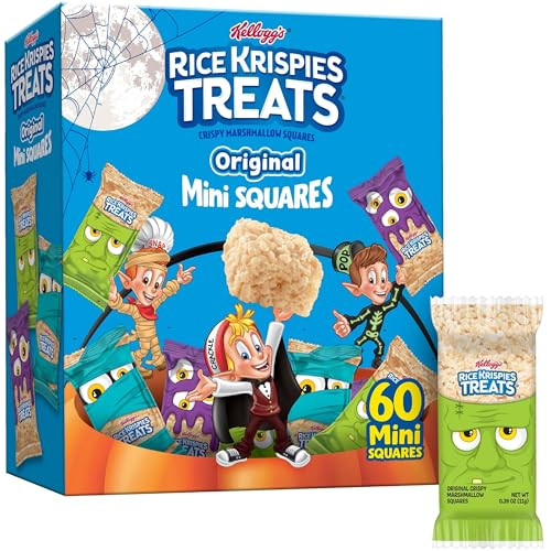Rice Krispies Treats Crispy Mini Marshmallow Squares Original 60 Bars
