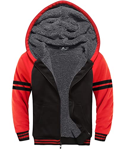Boys Sherpa-Lined Zip-Up Hoodie