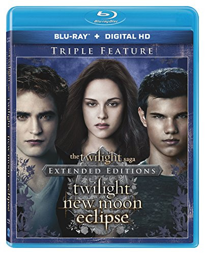 The Twilight Saga Extended Editions Triple Feature: Twilight, New Moon, Eclipse (Blu-ray)