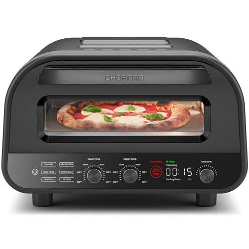 Chefman Indoor Countertop Pizza Oven w/ Pizza Stone and Peel