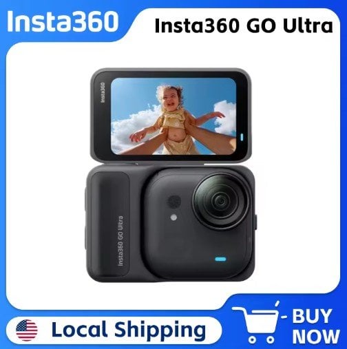 Insta360 GO Ultra 4K Hands-Free POV Lightweight Pocket Action Camera Deal